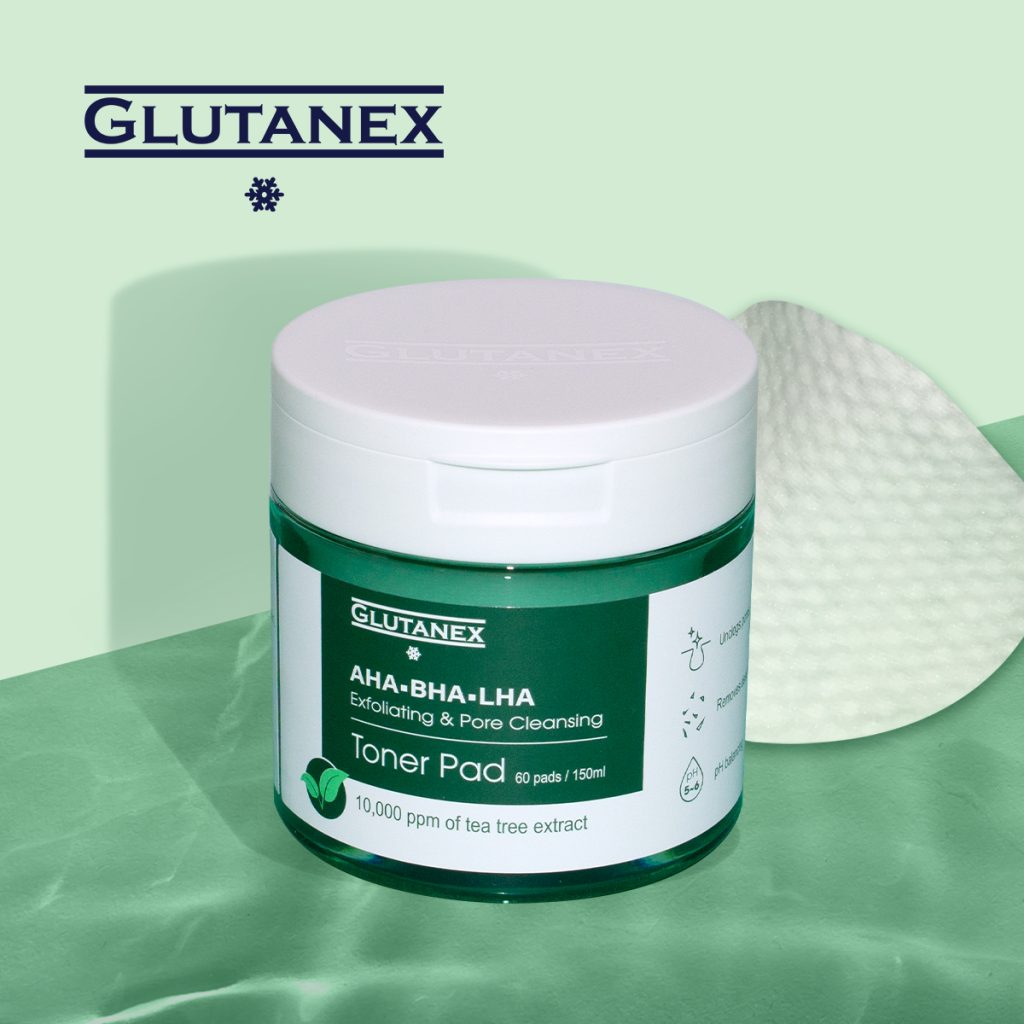 GLUTANEX - AHA-BHA-LHA Exfoliating and Pore Cleansing Toner Pad 150ml